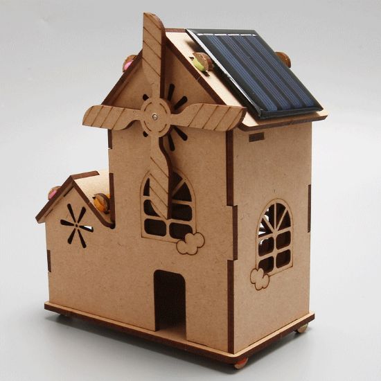 Picture of diy solar hut science experiment